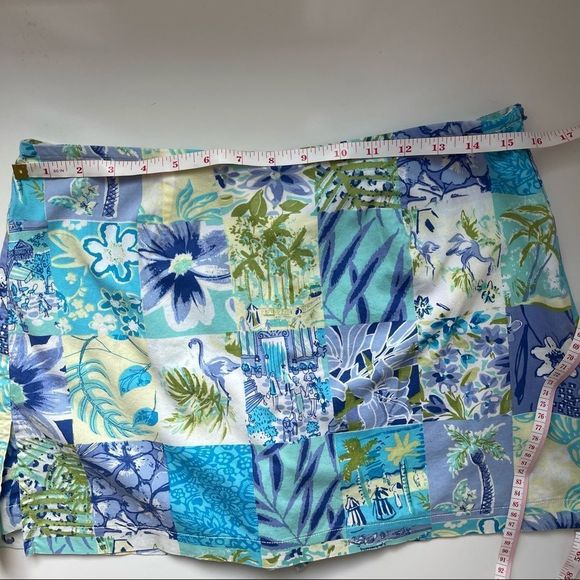 Palm Lily Skirt, Skirt-Short Mini Floral Sz6 - Picture 7 of 9